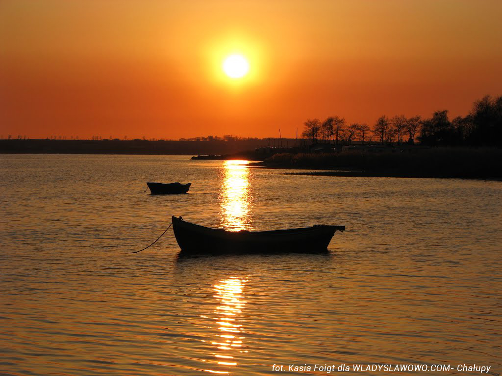Plaża w Chałupach nad Zatoką Pucką