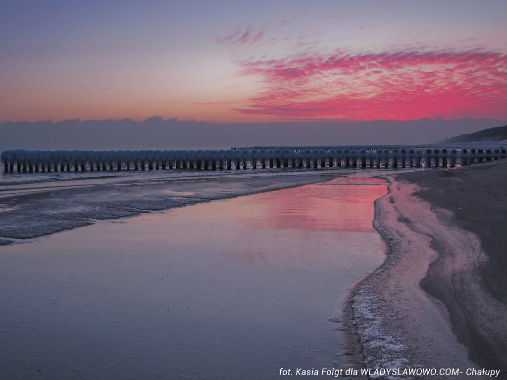 Zima w Chałupach – malowniczy krajobraz